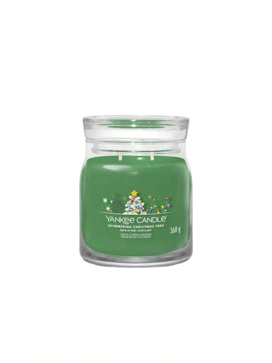 Yankee Candle Shimmering Christmas Tree Signature Medium Jar Candle 368 G - one-size - View 1