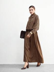 CUCCOO BIZCHIC 女士时尚百搭通勤优雅简约高跟鞋 - 咖啡棕 - 查看 6