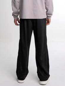 ARC Men's Black Casual Men Sports Wide Leg Pants - Black - View 2