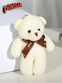 6pcs/12pcs,Mini Teddy Bear Doll Plush Bear Gift,DIY Keychain Bag Pendant,Suitable For Gift Wedding Birthday Gift Box Doll Toy Birthday Cake Wedding Decoration Party Gift Supplies Ornaments DIY Accessories,Bear,Teddy,Teddy Bear