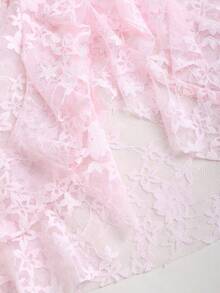 Sweetra Women's Sweet & Spicy Halter Neck Cropped Ruffle Hem Tank Top - Pink - View 4