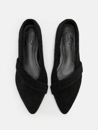 CUCCOO CURVES Zapatos planos versátiles y de amplio ajuste para mujer