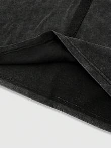 ROMWE MEN Street Life Camiseta sin mangas casual y transpirable para hombre - Negro - Ver 5