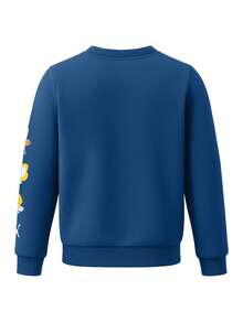 Puma Small World Kids Sweatshirt Blue - Blue - View 2