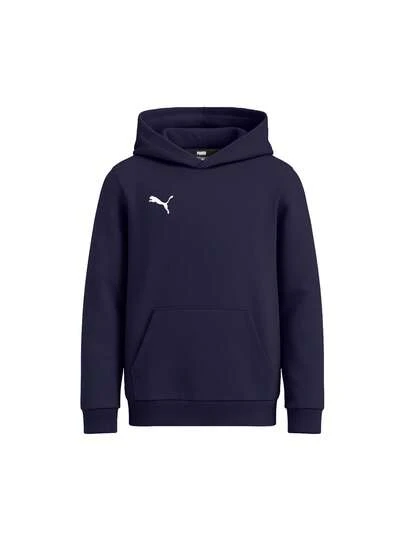 Puma Teamgoal Boys Soccer Hoodie Navy Blue