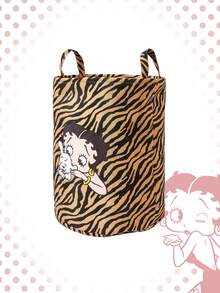 Betty Boop | ROMWE Storage And Organizer Bins - Rust Brown - View 2