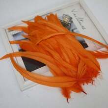 20pcs 25-45cm Wholesale Artificial Rooster Feathers Headwear Wedding Party Clothing DIY Plume Home Decoration Accessories - Multicolor - View 34