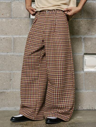  PAVTROS 男士休闲时尚百搭直筒阔腿裤