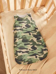 Cozy Pixies 1-Piece Camouflage Printed Baby Autumn And Winter Sleeping Bag Is Soft And Comfortable, Can Be Worn On Both Sides, Suitable For Newborns - Multicolor - View 3
