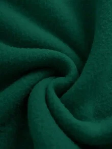 Sudadera femenina mujer casual estampado cuello redondo manga larga pino arbolito estrella letras tipo bordado navidad diseño divertido tela gruesa holgada otoño invierno para fiestas casa calle escuela cool tejido brillos cuernos - Verde - Ver 4