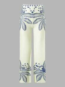 Swim Oasis 3pcs Knitted Animal & Plant Print Summer Women Swimsuit Set