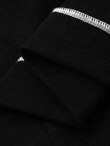 DAZY Baby Boys' Round Neck Quilted English Print Short Sleeve Top Spring Summer - Black - View 10