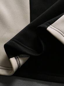 PAVTROS 男士时尚休闲拉链半开襟Polo衫 - 彩色 - 查看 8