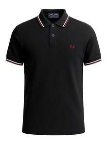 Fred Perry Men's Polo Shirt Black - Black - View 1