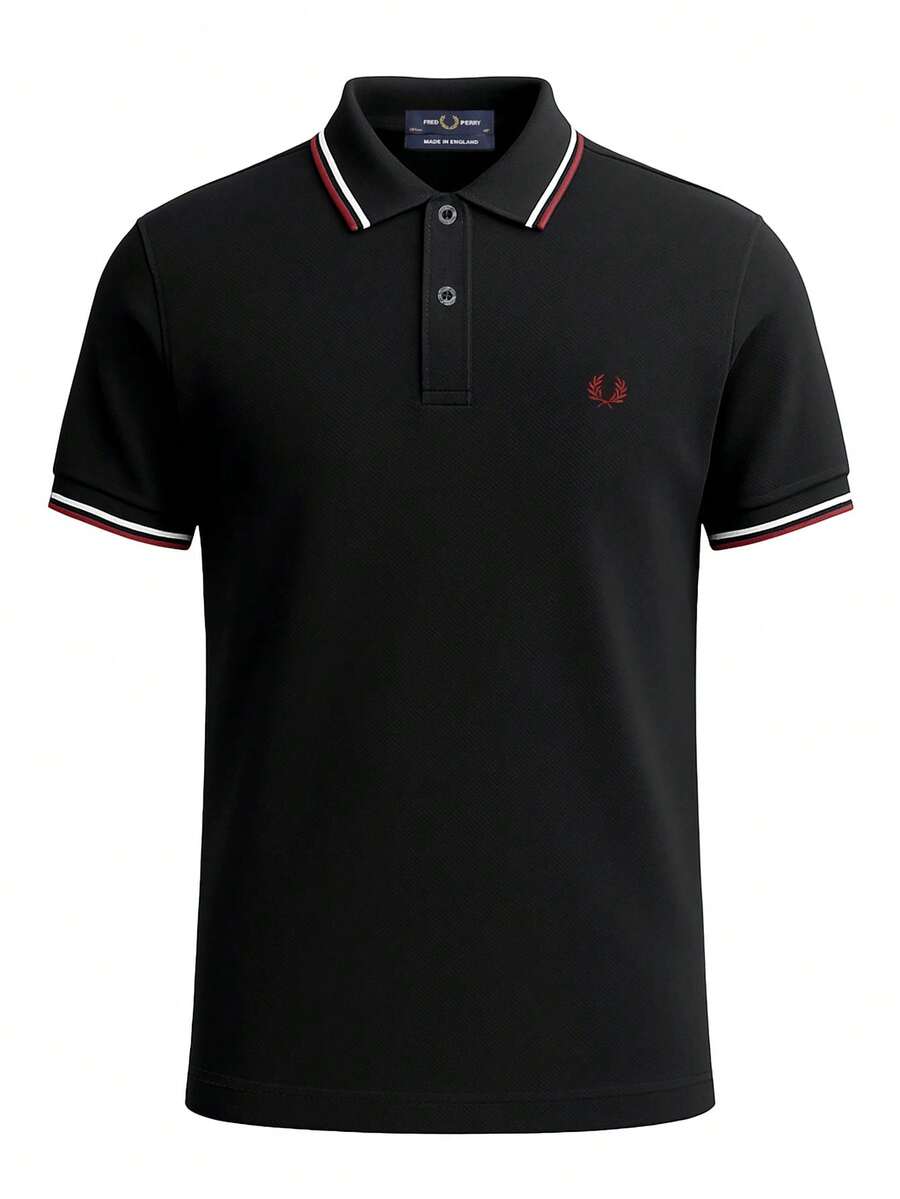 Fred Perry Men's Polo Shirt Black - Black - View 1