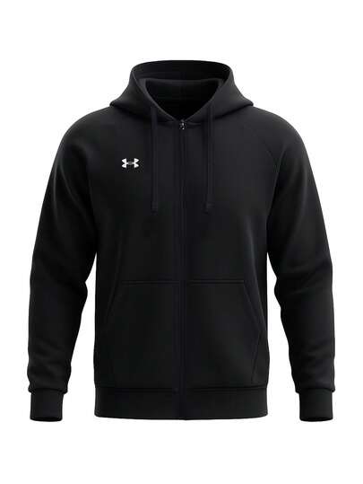 Under Armour Rival Men's Full Zip Hoodie Black