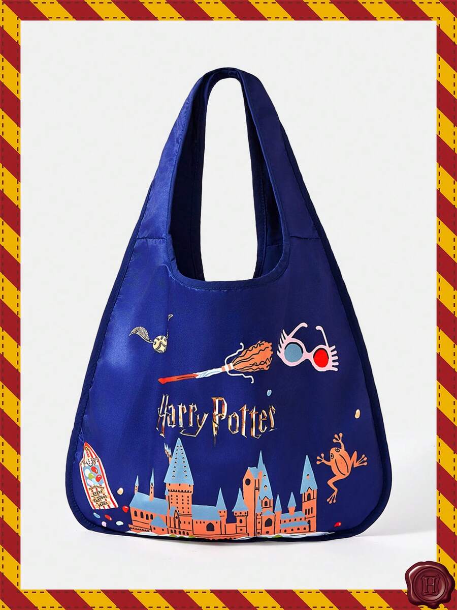 HARRY POTTER X SHEIN 女士手提包 - 深藍色 - 查看 1