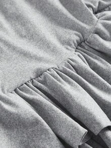 Sweetness Gaun Mini Bodycon Leher Halter Kasual Wanita Musim Semi/Panas Gaya Y2K - Grey - View 4