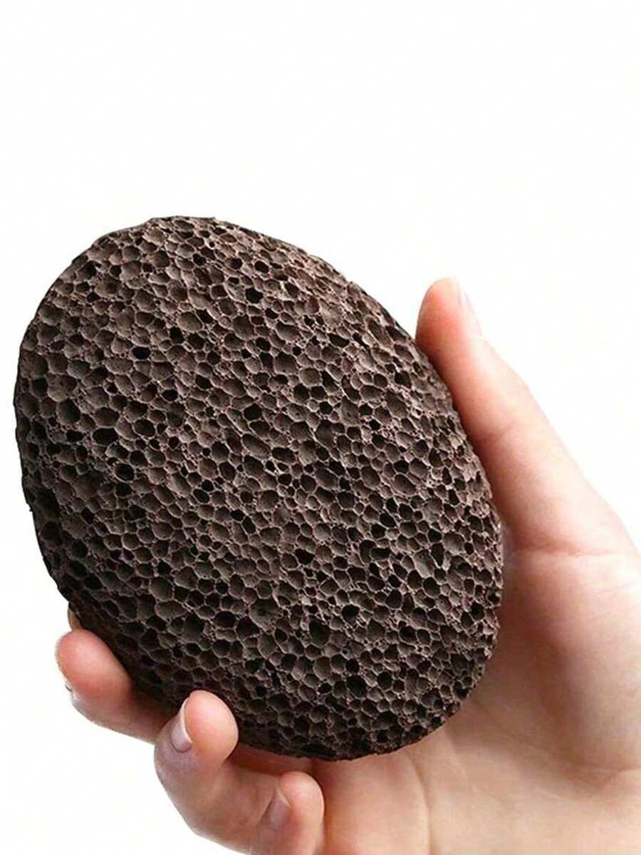 1块天然火山浮石，椭圆形磨脚石，用于去除脚后跟干裂和老茧的死皮。 - 磨腳石 - 查看 1