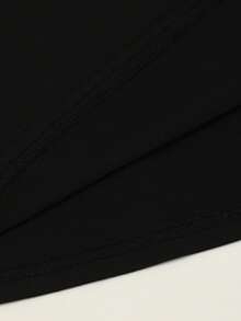 EMERY ROSE Women's Regular Sleeve Casual Black T-Shirt With Humorous At My Age I Need Glasses Print - Black - View 3