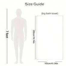 超大号 105 x 200 厘米云纹格子超强吸水速干柔软浴巾，加厚珊瑚绒材质，吸水性强，速干，适用于水疗中心、健身房、浴室、淋浴、海滩、旅行，也可用于美容院、酒店、运动、家居等场合，是理想的浴巾和护肤浴巾之选。 - 彩色 - 查看 2