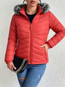 Big City Women Jackets - Coral - View 3