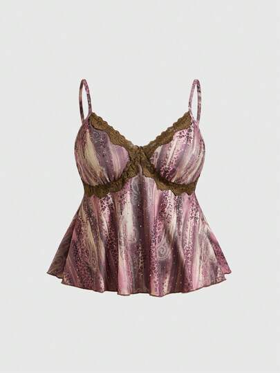 J-Fashion Débardeur grande taille rétro imprimé léopard et cachemire de style hippie