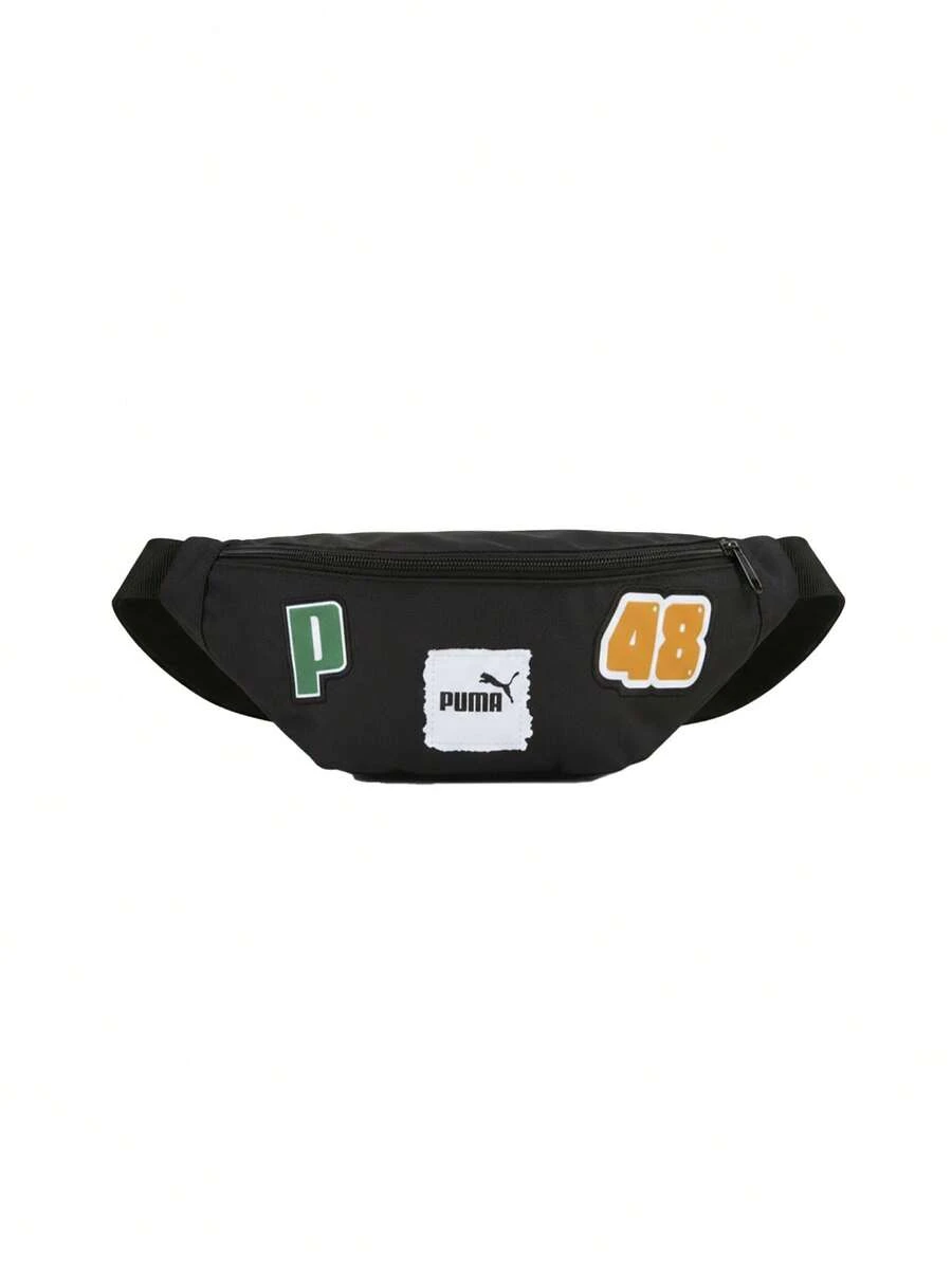Puma Phase Patch Unisex Bum Bag Black 2.2 L - Black - View 1