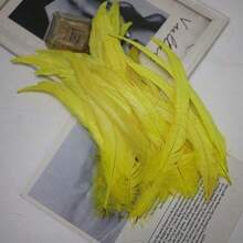 20pcs 25-45cm Wholesale Artificial Rooster Feathers Headwear Wedding Party Clothing DIY Plume Home Decoration Accessories - Multicolor - View 26