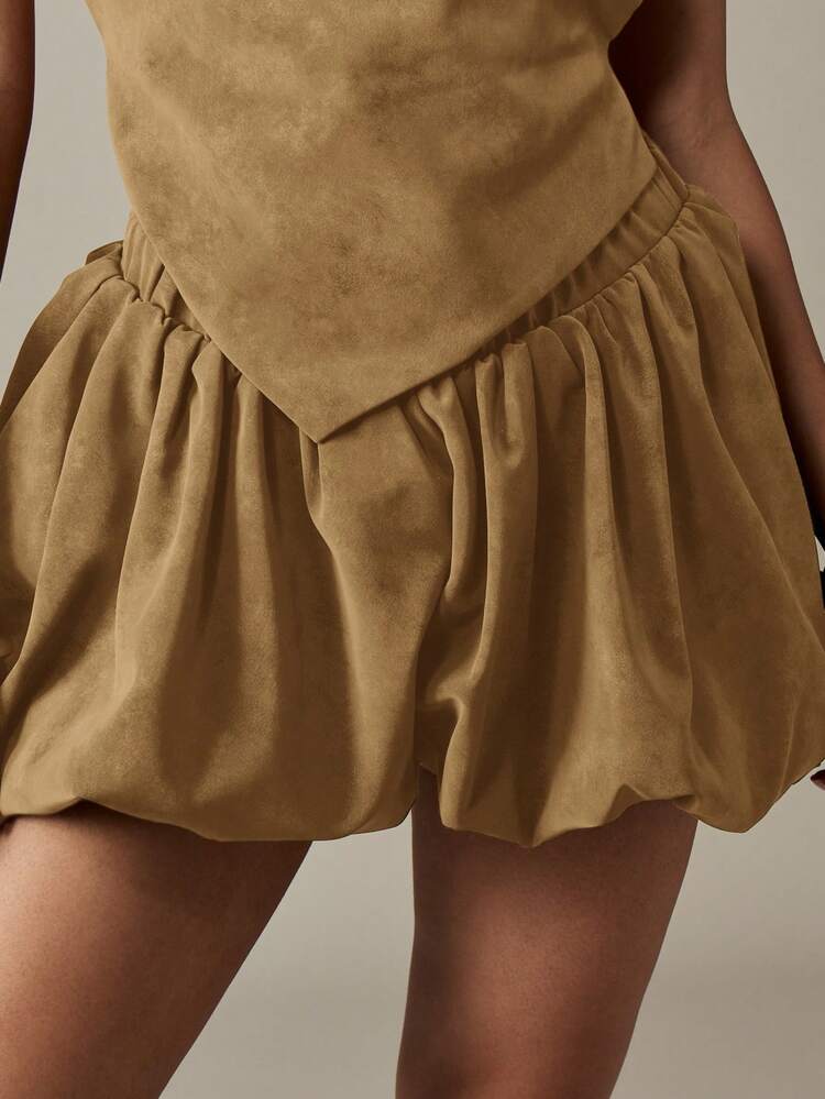 MISSGUIDED Halter Neck Backless Mini Dress With Ruffle Hem And Open Back Detail