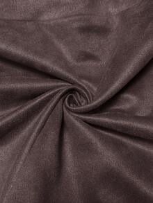 SHEIN Frenchy Falda ajustado con abertura alta y dobladillo envuelto, talla grande, para primavera - Café integral - Ver 7