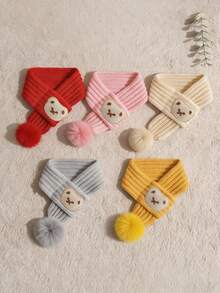 1 件可爱宠物围巾，猫狗秋冬季保暖颈巾，宠物时尚配饰，适合中小型宠物日常穿着、派对、生日等 - 彩色 - 查看 2