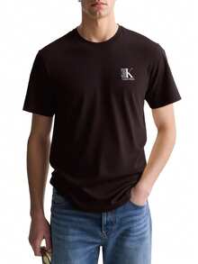 Calvin Klein Men's T-Shirt Black - Black - View 1