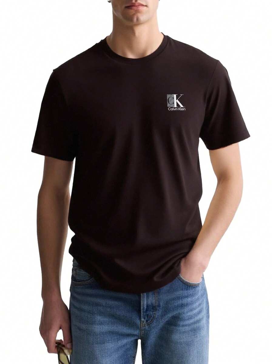 Calvin Klein Men's T-Shirt Black - Black - View 1