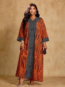 Brilight Damen Orange und Schwarz Muster Modestil, beliebte und bequeme Damenkleidung, lässige Urlaubskleidung und elegante Partymode - Schwarz - Übersicht 7