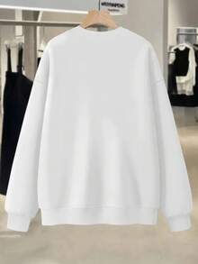 Women Sweatshirts - White - View 2