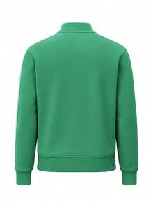 Lacoste Paris Piqué Men's Zip Up Track Jacket Pine Green - Fluorine - View 2