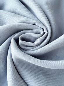 SHEIN EZwear Plus Patch Detail Colourblock Drop Shoulder Shirt - Multicolor - View 8