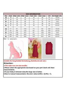 1pc Dachshund Sweater, Long Dog Sweater, Pet Clothing, Solid Color British Style Pet Sweater, Extended Pet Sweater, Minimalist Design, Couple/Best Friend Style, Suitable For Poodle, Basset Hound, Dachshund, Beagle, Corgi, Long Dogs, Cats - Burgundy - View 3