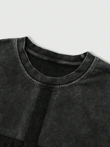 ROMWE MEN Street Life Camiseta sin mangas casual y transpirable para hombre - Negro - Ver 3