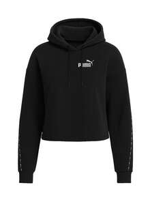 Puma Power Tape Women Hoodie Black - Black - View 1