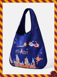 HARRY POTTER X SHEIN 女士手提包 - 深藍色 - 查看 2