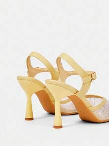 CUCCOO HITCHD Damen Spitzschuh Pailletten Design modische glamouröse High Heel Pumps