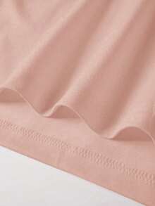 Manfinity Joysei Men's Round Neck 3D Letter Graphic Casual Versatile Daily Commute Short Sleeve T-Shirt - Pink - View 4