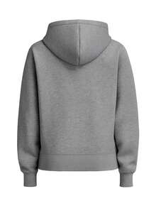 Nike Women Hoodie Grey - Dk Grey Heather/Sail - View 2