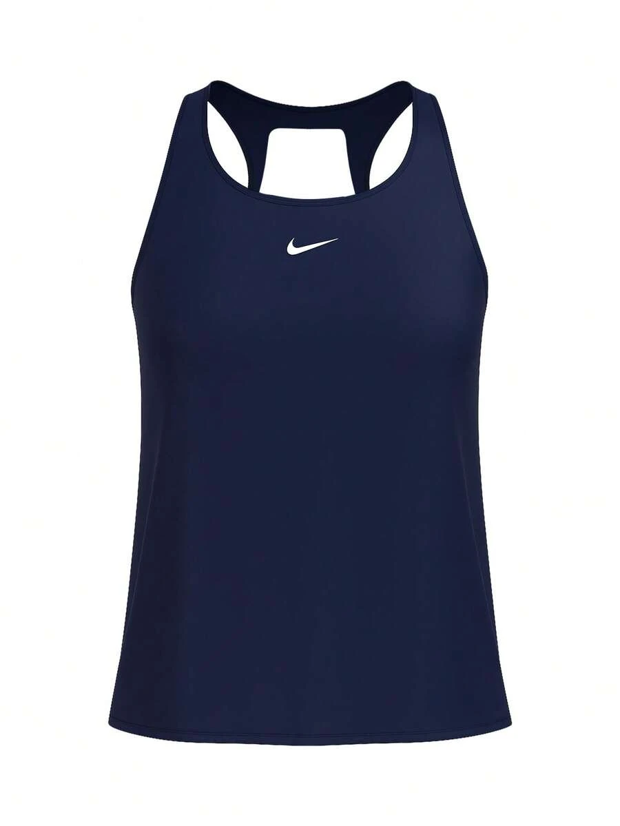 Nike Women's Dri Fit Tank Top Navy Blue - Navy Blue - View 1