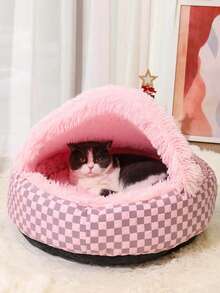 PETSIN 1 Giường cho mèo bán kín Pet Shell; Giường cho chó bán bao quanh; Tổ sưởi ấm cho thú cưng; Đồ dùng cho thú cưng. - Nhiều màu - Xem 9