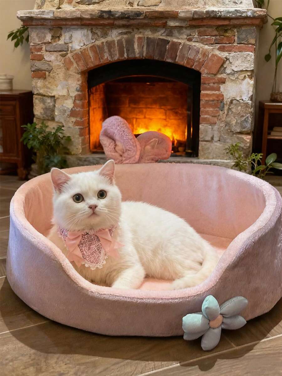 1 pieza Casa universal para perros/Sofá para perros, Cama para mascotas, Casa para gatos, Cama para gatos, Removible y lavable (Adecuado para perros y gatos medianos/pequeños) - Multicolor - Ver 1