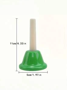 Bộ 8 chuông cầm tay - Nhạc cụ đa năng thích hợp cho người yêu âm nhạc, học sinh và giáo viên - Bền, dễ chơi, thích hợp cho lớp học, biểu diễn và luyện tập, nhạc cụ di động, có tay cầm - thích hợp cho các lễ kỷ niệm ngày lễ - Nhiều màu - Xem 3