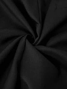 Manfinity Homme Men's Solid Color High Waist Pocket Casual Office Commute Suit Pants For Ceremony - Black - View 6